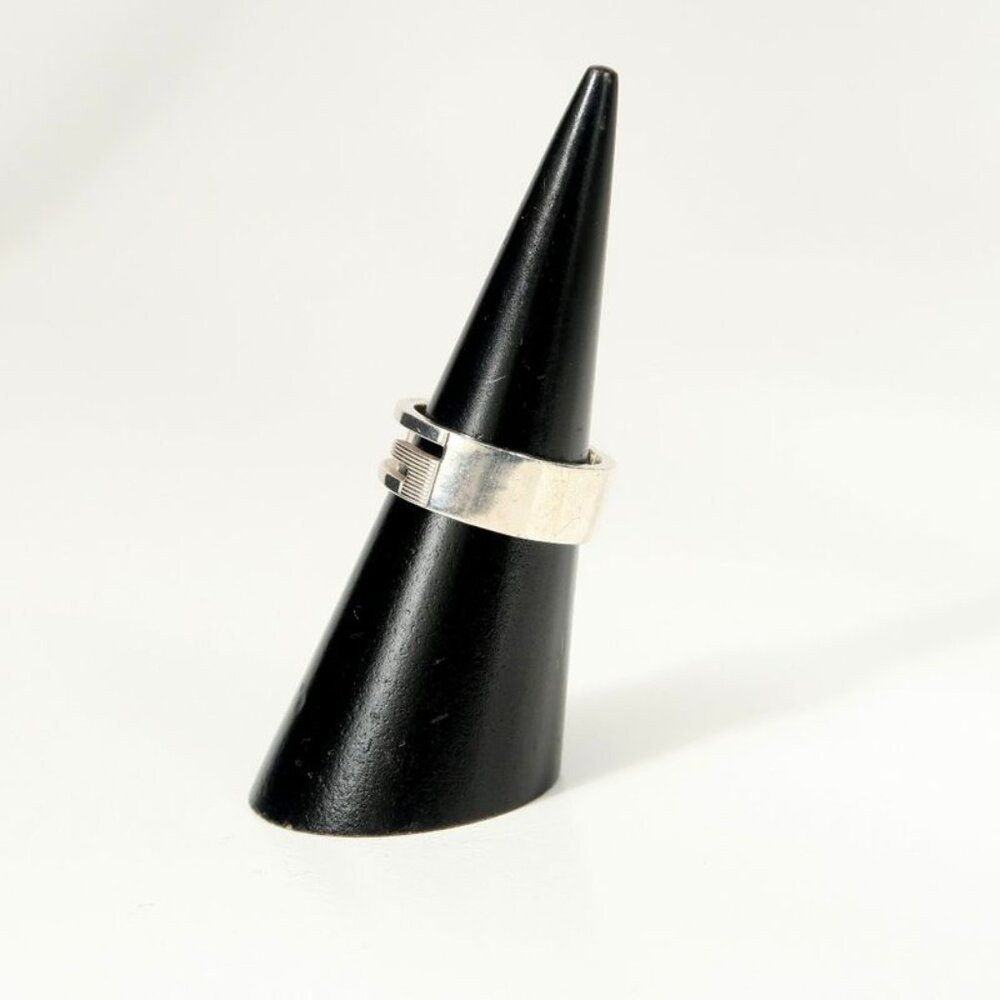 Gucci Ring Size 15 Interlocking G Logo Ra5175 - Picture 5 of 10